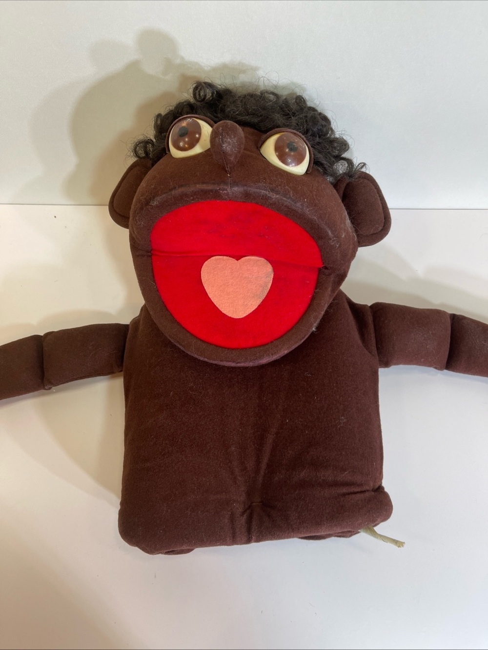Vintage Handmade Covenant Creations Puppet Brown No tags or clothing- READ